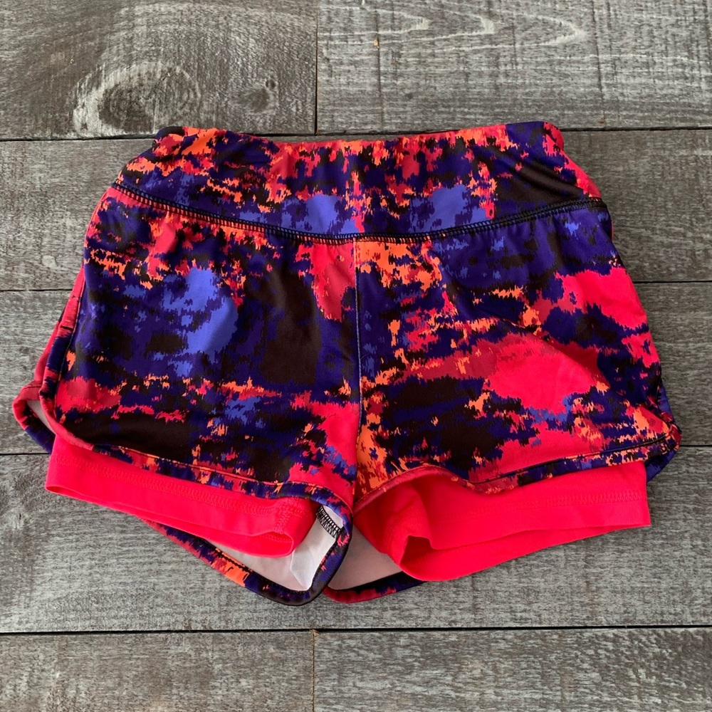 New Balance Girls Layered Performance Shorts